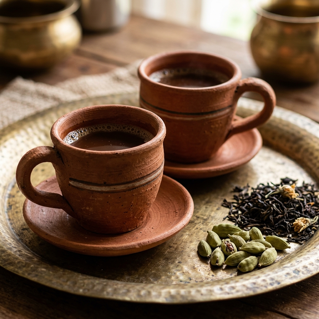 Matir bhaars clay teacups